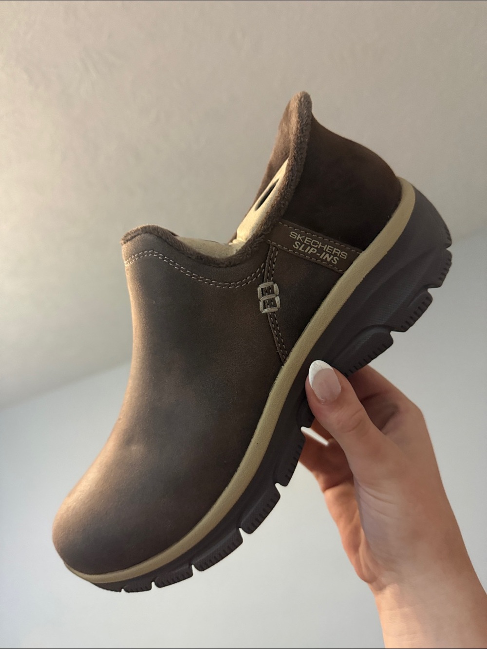 Skechers Brown Slip-On Shoe - Picture 2 of 11